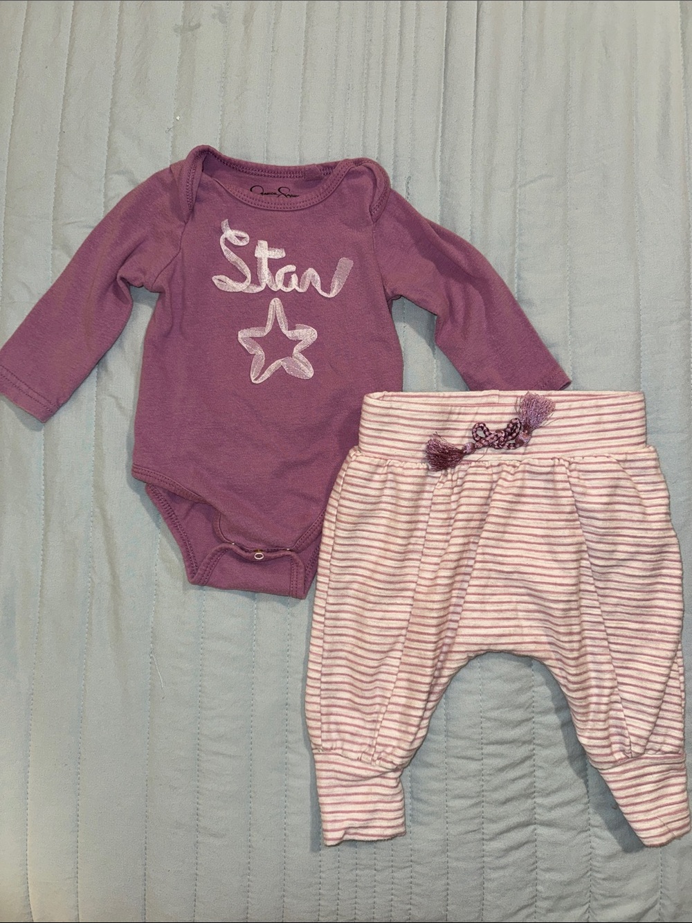 Star Onesie and Pant Matching Set